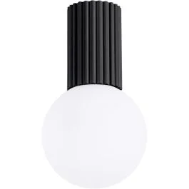Plafondlamp Halo zwart 12cm Oferta limitowana
