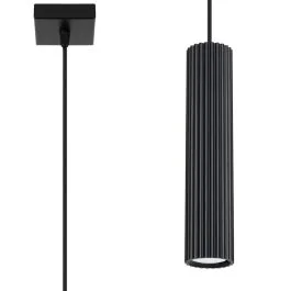 Nie przegap Hanglamp Karbon zwart 7cm