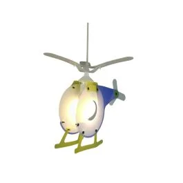 Niska cena Hanglamp Helikopter blauw 45cm