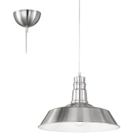 Oferta Hanglamp Will staal 36cm