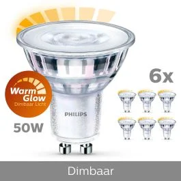 GU10 LED dimtone 3,8w (50W) 36D 50mm Premium