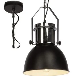 Nowy Hanglamp Salford zwart 23cm