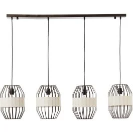 Bezpieczna płatność Hanglamp Slope zwart 115cm