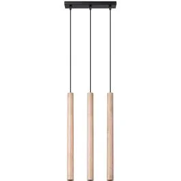 Okazja Hanglamp Pastelo hout 30cm