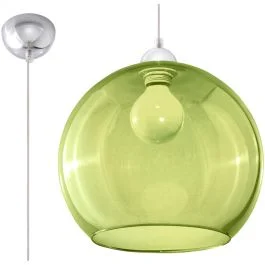 Hanglamp Ball groen 30cm Bezpieczne zakupy