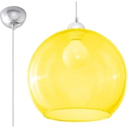 Hanglamp Ball geel 30cm Nowy