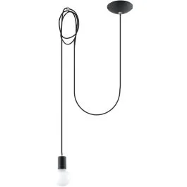 Zniżka Hanglamp Edison zwart 300cm