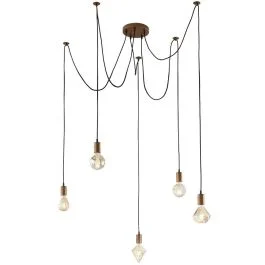Hanglamp Cord koper 18cm Do wyczerpania zapasów