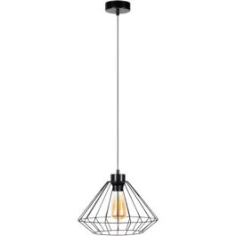 Hanglamp Raquelle zwart 30cm Hit sprzedaży