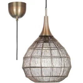 Ostatnie sztuki Hanglamp Soraya brons 42cm