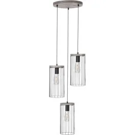 Oferta Hanglamp Timeo grijs 40cm
