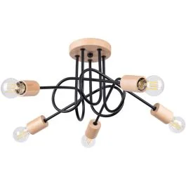Darmowa dostawa Plafondlamp Ember zwart 61cm