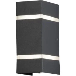 Wandlamp Cremona antraciet 20cm Zamów teraz