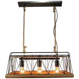 Najlepsza cena Hanglamp Narcy hout 59cm
