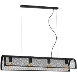 Hanglamp Olaf zwart 85cm Ekspresowa dostawa