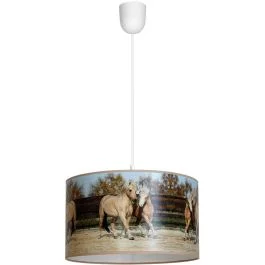 Hanglamp Paarden bruin 30cm Nowy