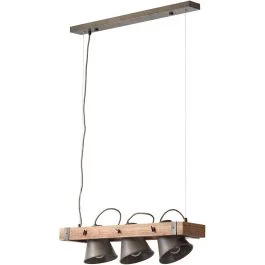 Hanglamp Plow zwart 70cm Oferta