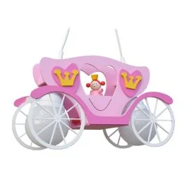 Hanglamp Koets prinses Leia roze 45cm Oferta