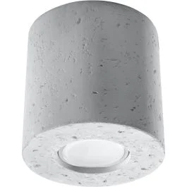 Łatwy zwrot Plafondlamp Orbis beton 10cm