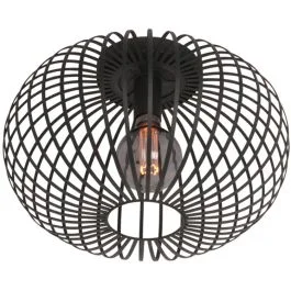 Ostatnie sztuki Plafondlamp Aglio zwart 40cm