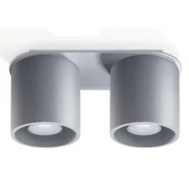 Plafondlamp Orbis grijs 26cm Łatwy zwrot