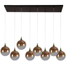 Niska cena Hanglamp Alchemy amber 107cm