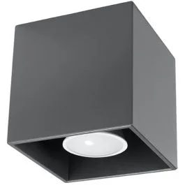Szybka dostawa Plafondlamp Quad antraciet 10cm
