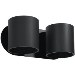 Wandlamp Orbis zwart 26cm Tani