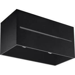 Plafondlamp Lobo zwart 20cm Oferta limitowana