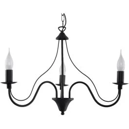 Kroonluchter Minerwa zwart 60cm Oferta