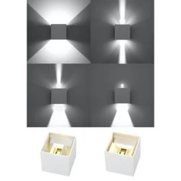 Szybka wysyłka Wandlamp Luca wit 10cm