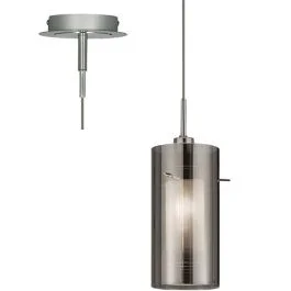 Hanglamp Duo rookglas 13cm Do wyczerpania zapasów