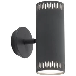 Wandlamp Cavi antraciet 17cm Wybór klientów