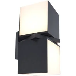 Super okazja Wandlamp Cuba antraciet 21cm