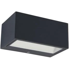 Zniżka Wandlamp Gemini antraciet 14cm