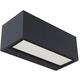 Wandlamp Gemini antraciet 22cm Nowy
