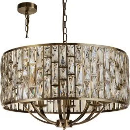 Niska cena Hanglamp Bijou brons 64cm