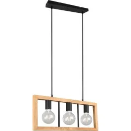 Premium Hanglamp Agra hout 60cm