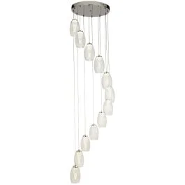 Hanglamp Cyclone chroom 52cm Rabat