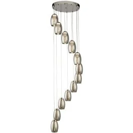 Hanglamp Cyclone rookglas 52cm Zamów teraz