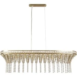 Oferta czasowa Hanglamp Gemma messing 100cm