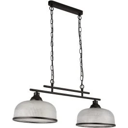Wybór klientów Hanglamp Highworth zwart 75cm