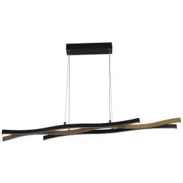 Hanglamp Bloom zwart 108cm Nowy