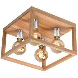 Plafondlamp Kago chroom 36cm Kup online