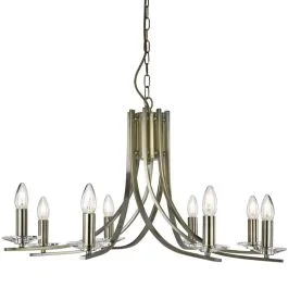 Wybór klientów Kroonluchter Ascona brons 75cm