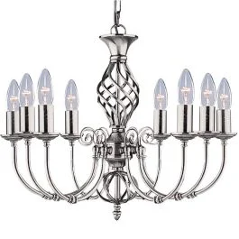 Niska cena Kroonluchter Zanzibar staal 62cm