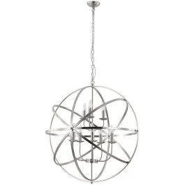 Kroonluchter Orbit staal 82cm Rabat