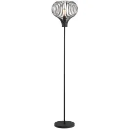 Ograniczona ilość Vloerlamp Aglio zwart 180cm