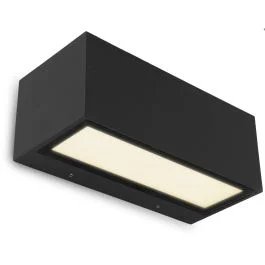 Wandlamp Gemini zwart 22cm Do wyczerpania zapasów