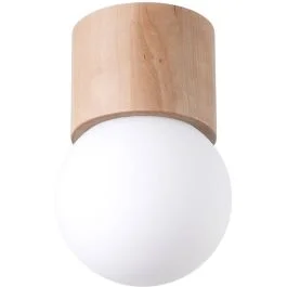 Kup teraz Plafondlamp Boomo 8 hout 12cm
